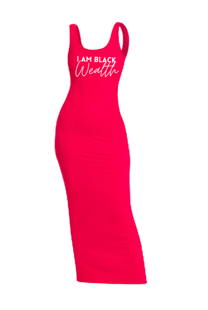 Black Wealth Spring Seamless Maxi Dresses