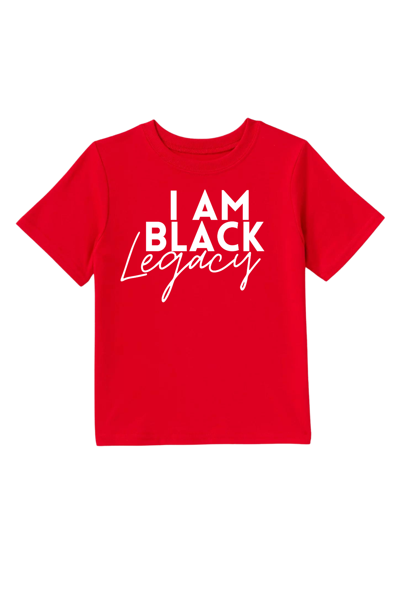 Kids Black Legacy Classic Unisex T-Shirts